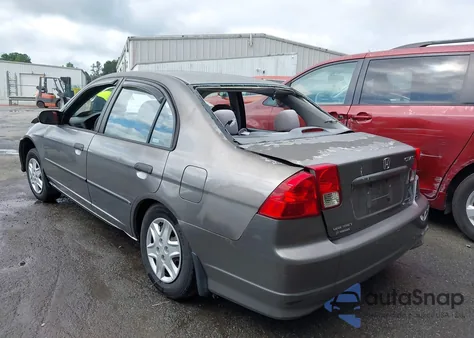2005 Honda Civic Vp from USA, damaged, VIN 2HGES16385H586474